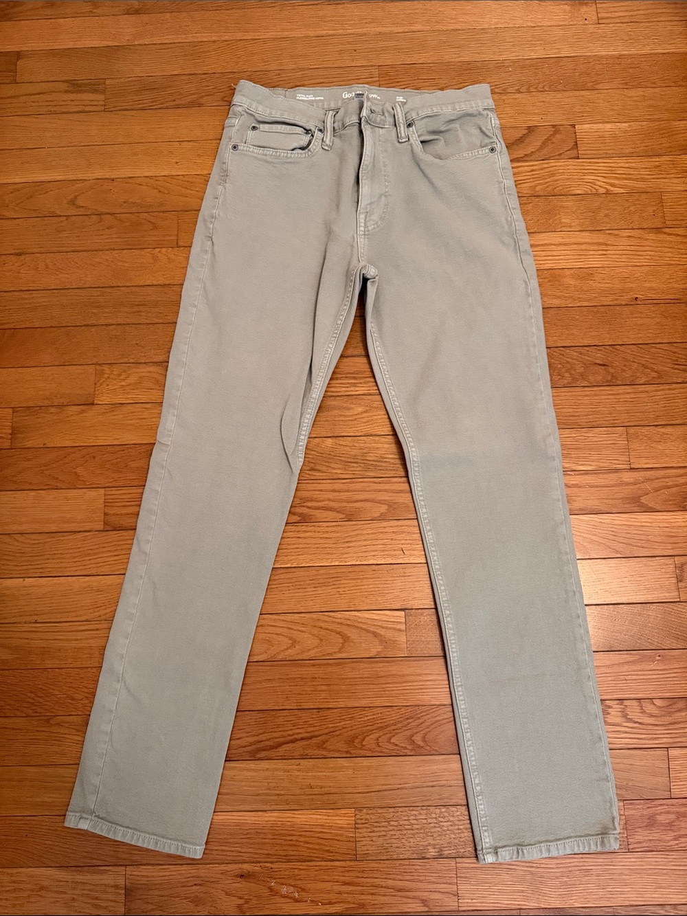 Goodfellow & Co Light Gray Straight Jeans